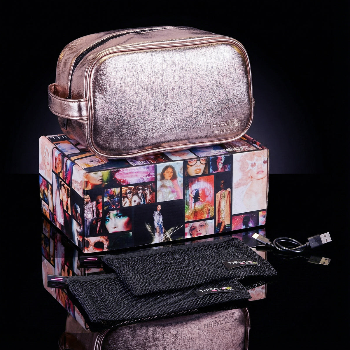 Aurora Large Light-Up Makeup Bag