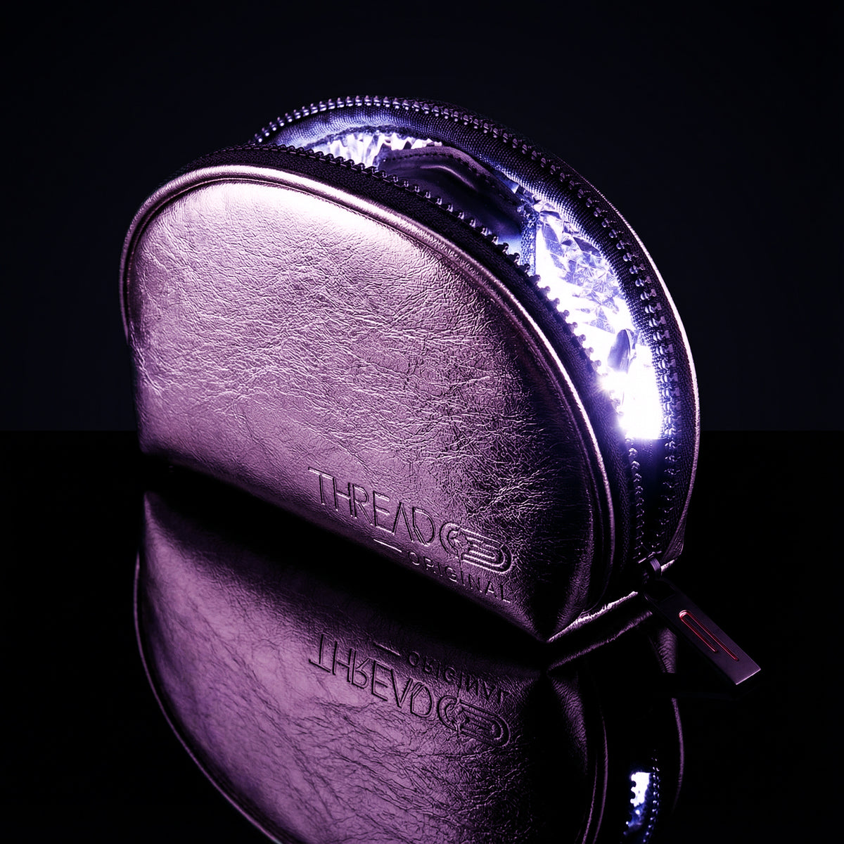 Luna Compact Light-Up Makeup Bag