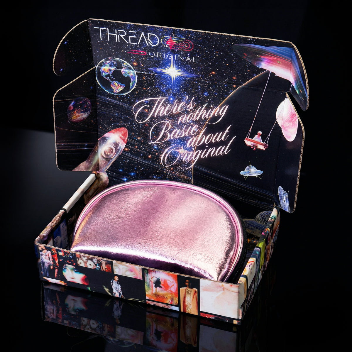 Luna Compact Light-Up Makeup Bag